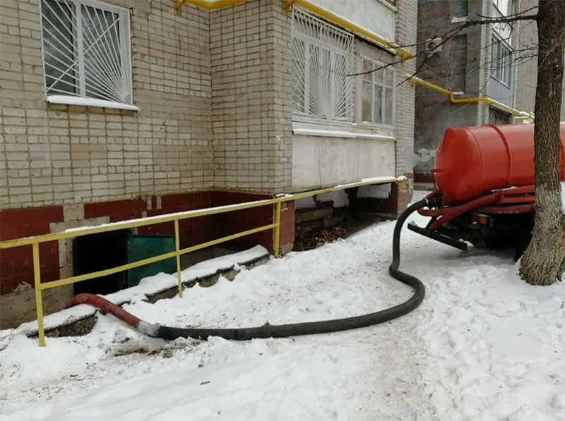 Откачка воды из гаража  Рошаль